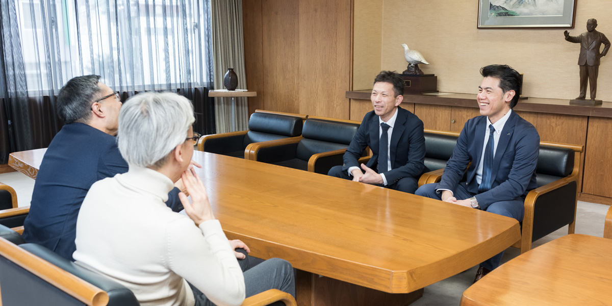 立山黒部貫光 中村祐人氏,金森伸一朗氏・BRICOLEUR田中康之,野元義久